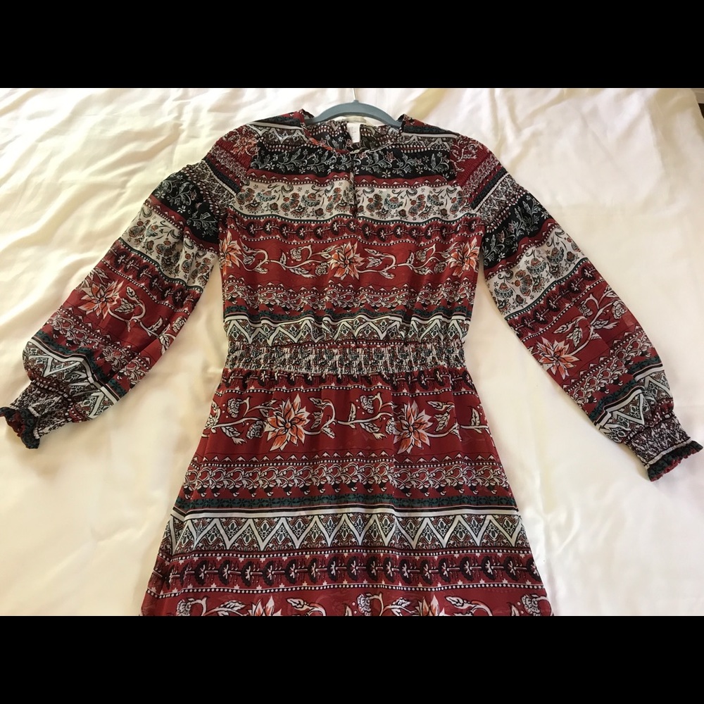 NWT H&M chiffon maxi dress